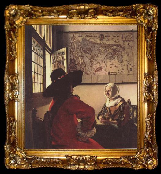 framed  Jan Vermeer Johannes vermeer (mk30), ta009-2